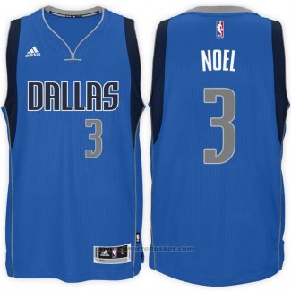 Maglia Dallas Mavericks Nerlens Noel #3 Blu