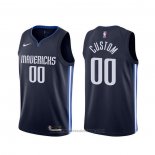 Maglia Dallas Mavericks Personalizzate Statement Blu