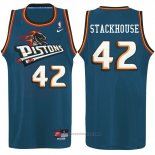 Maglia Detroit Pistons Jerry Stackhouse #42 Blu