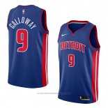 Maglia Detroit Pistons Langston Galloway #9 Icon 2018 Blu