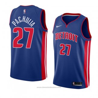 Maglia Detroit Pistons Zaza Pachulia #27 Icon 2018 Blu