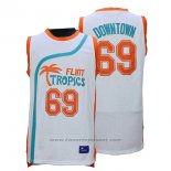 Maglia Film Flint Tropscs Vture Downtown #69 Bianco