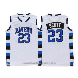 Maglia Film Tree Hill Nathan Scott #23 Bianco