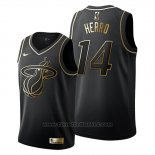 Maglia Golden Edition Miami Heat Tyler Herro #14 Nero