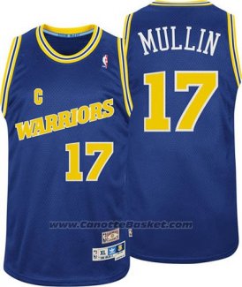 Maglia Golden State Warriors Chris Mullin #17 Retro Blu