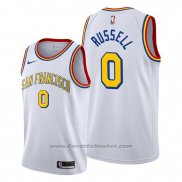 Maglia Golden State Warriors D'angelo Russell #0 Classic Edition Bianco