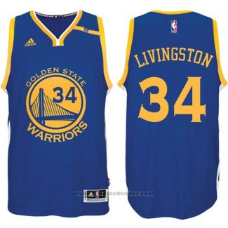 Maglia Golden State Warriors Shaun Livingston #34 Blu