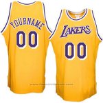 Maglia Hardwood Los Angeles Lakers Personalizzate Giallo