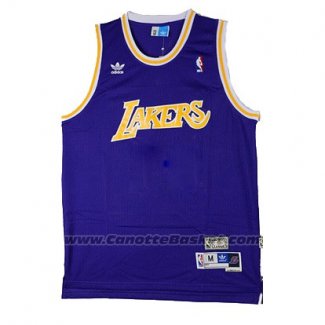 Maglia Hardwood Los Angeles Lakers Retro Personalizzate Viola