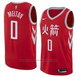 Maglia Houston Rockets De'anthony Melton #0 Citta 2018 Rosso