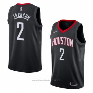 Maglia Houston Rockets Demetrius Jackson #2 Statement 2018 Nero