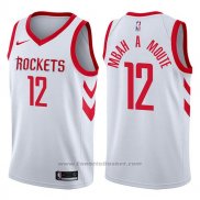 Maglia Houston Rockets Luc Mbah A Moute #12 Association 2017-18 Bianco