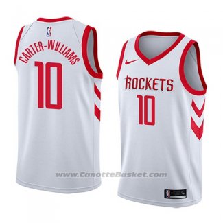 Maglia Houston Rockets Michael Carter-williams #10 Association 2018 Bianco