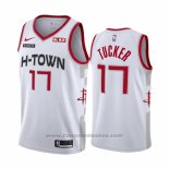 Maglia Houston Rockets P.j. Tucker #17 Citta Edition Bianco