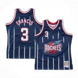 Maglia Houston Rockets Steve Francis #3 Mitchell & Ness 1999-00 Blu