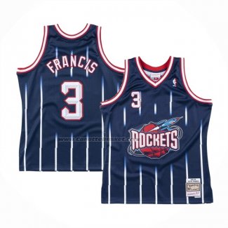 Maglia Houston Rockets Steve Francis #3 Mitchell & Ness 1999-00 Blu