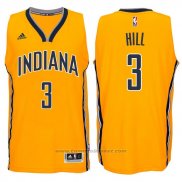Maglia Indiana Pacers George Hill #3 Giallo
