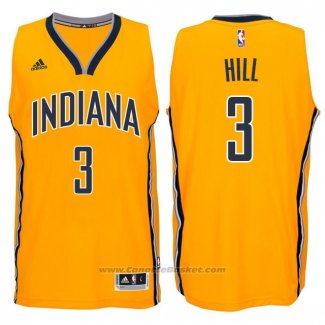 Maglia Indiana Pacers George Hill #3 Giallo