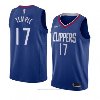 Maglia Los Angeles Clippers Garrett Temple #17 Icon 2018 Blu