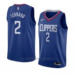 Maglia Los Angeles Clippers Kawhi Leonard #2 Icon 2019-20 Blu