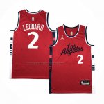 Maglia Los Angeles Clippers Kawhi Leonard #2 Statement 2024-25 Rosso