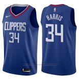 Maglia Los Angeles Clippers Tobias Harris #34 Icon 2017-18 Blu