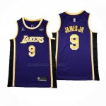 Maglia Los Angeles Lakers Bronny James #9 Statement Viola1