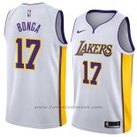 Maglia Los Angeles Lakers Isaac Bonga #17 Association 2018 Bianco