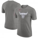 Maglia Manica Corta Chicago Bulls Citta 2023-24 Grigio