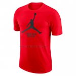 Maglia Manica Corta Chicago Bulls Essential Jumpman Rosso
