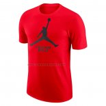 Maglia Manica Corta Chicago Bulls Essential Jumpman Rosso