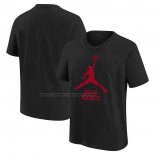 Maglia Manica Corta Houston Rockets Essential Jumpman Nero