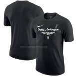 Maglia Manica Corta San Antonio Spurs Nero