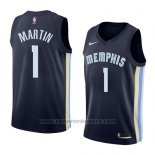 Maglia Memphis Grizzlies Jarell Martin #1 Icon 2018 Blu