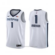 Maglia Memphis Grizzlies Kyle Anderson #1 Association Bianco