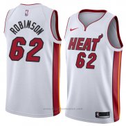 Maglia Miami Heat Duncan Robinson #62 Association 2018 Bianco