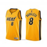 Maglia Miami Heat Maurice Harkless #8 Earned 2020-21 Or