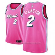 Maglia Miami Heat Wayne Ellington #2 Earned 2018-19 Rosa