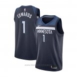 Maglia Minnesota Timberwolves Anthony Edwards #1 Icon Blu