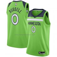 Maglia Minnesota Timberwolves D'angelo Russell NO 0 Statement 2020-21 Verde