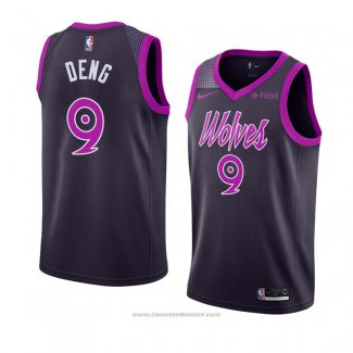 Maglia Minnesota Timberwolves Luol Deng Citta 2018-19 Viola