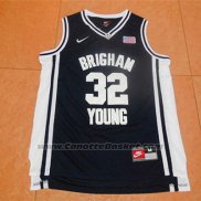 Maglia NCAA Brigham Young University Jimmer Fredette #32 Nero