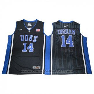 Maglia NCAA Duke Blue Devils Brandon Ingram #14 Nero