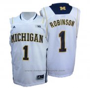 Maglia NCAA Michigan State Spartans Glenn Robinson #1 Bianco