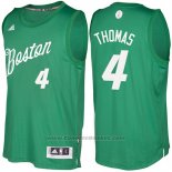 Maglia Natale 2016 Boston Celtics Isaiah Thomas #4 Veder