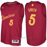 Maglia Natale 2016 Cleveland Cavaliers J.R. Smith #5 Rosso