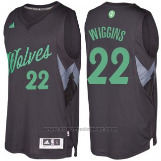 Maglia Natale 2016 Minnesota Timberwolves Andrew Wiggins #22 Nero