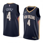 Maglia New Orleans Pelicans Charles Cooke #4 Icon 2018 Blu