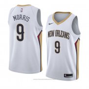 Maglia New Orleans Pelicans Darius Morris #9 Association 2018 Bianco