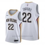 Maglia New Orleans Pelicans Derrick Favors #22 Association Bianco